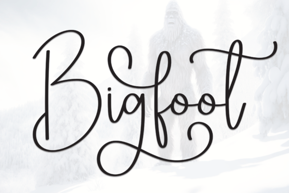 Bigfoot: A Handwritten Font That Feels Like a Thoughtful Pause