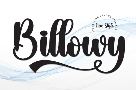 Billowy: A Friendly Handwritten Font for Editorial Charm