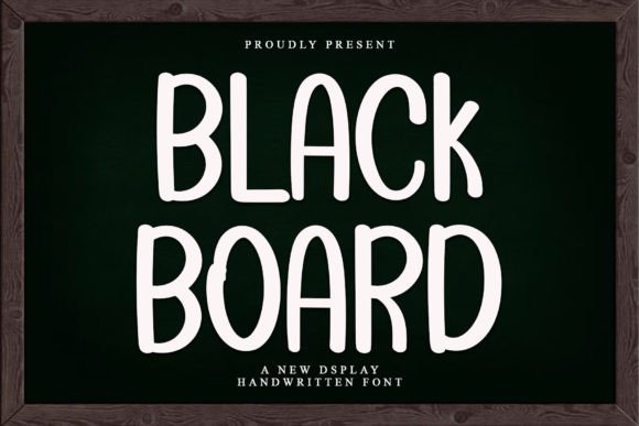 Black Board: A Handwritten Font That Makes Your Campaigns Instantly Recognizable