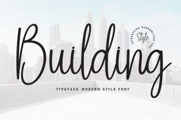Building: A Friendly Handwritten Font for Digital Brands