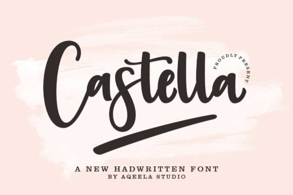 Castella: A Handwritten Font That Makes Your Brand Feel Thoughtful