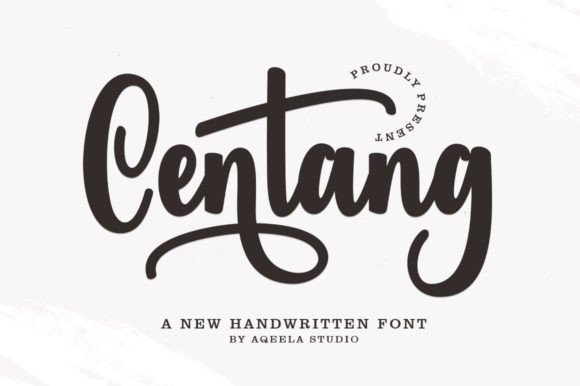Centang: A Handwritten Font That Builds Trust and Romance for Your Brand