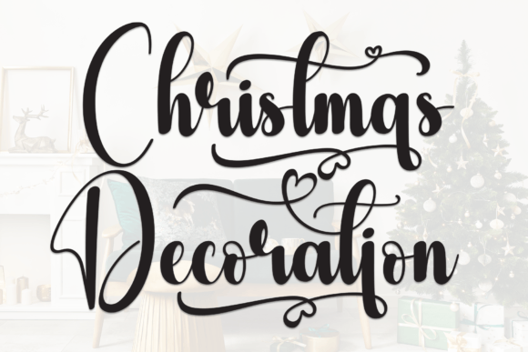 Christmas Decoration Font: A Warm, Handwritten Display Typeface for Digital Brands