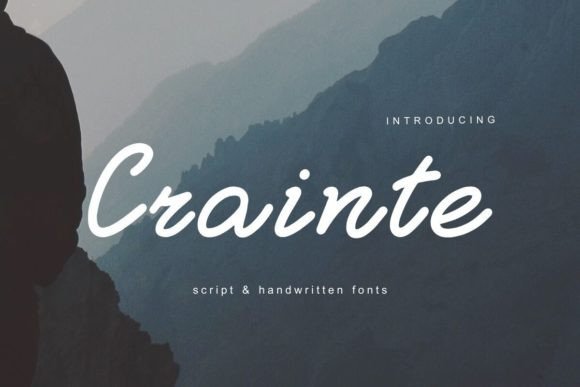 Crainte: An Elegant Script Font for Editorial Design
