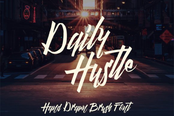 Daily Hustle: A Handcrafted Script Font That Builds Brand Trust