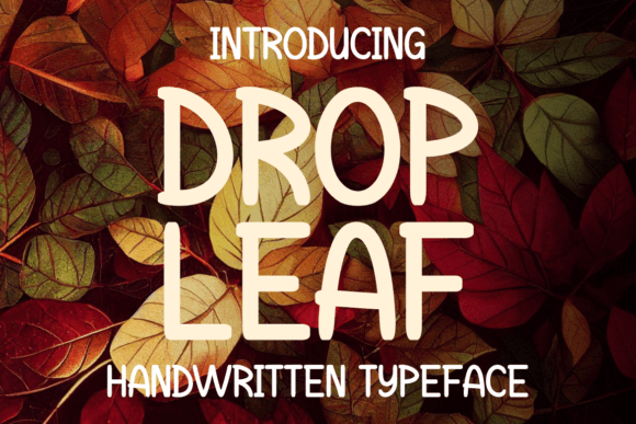 Drop Leaf: A Warm, Nostalgic Display Typeface for Digital Branding