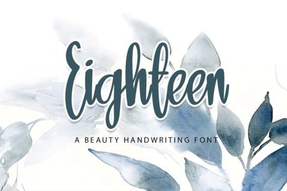 Eighteen: A Delicate Handwritten Font for Digital Branding
