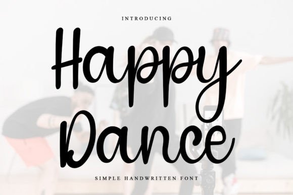 Happy Dance Handwritten Font for Crafters & Sellers