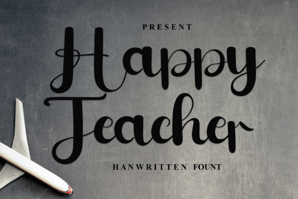 Happyteacher: A Modern Handwritten Font for Editorial Design
