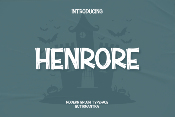 Henrore: A Halloween-Style Display Font for Editorial Impact