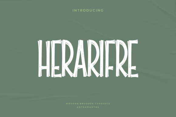 Herarifre: A Halloween Display Font That Builds Brand Magic