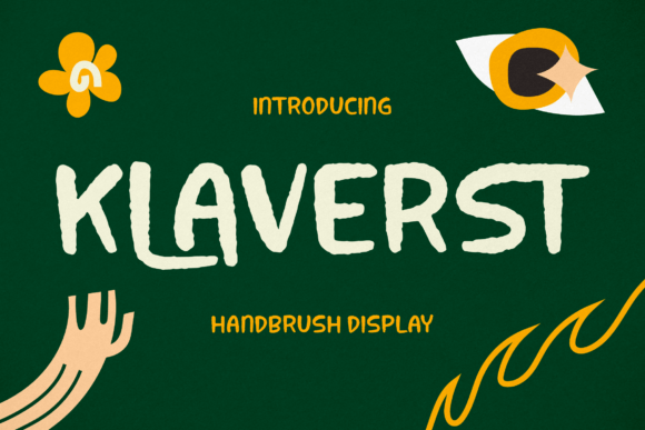 Klaverst: A Friendly Handwritten Font for Campaign Headlines