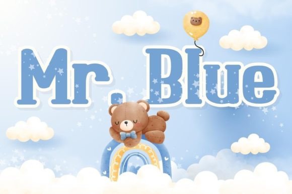 Mr. Blue: A Sophisticated Script Font for Small Business Branding
