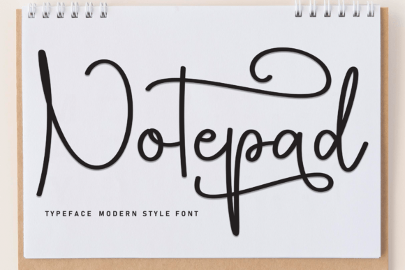 Notepad: A Modern Script Font for Scroll-Stopping Marketing