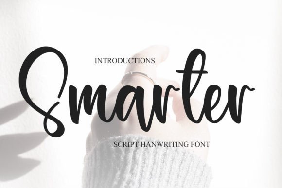Smarter: A Dainty Script Font That Elevates Digital Branding