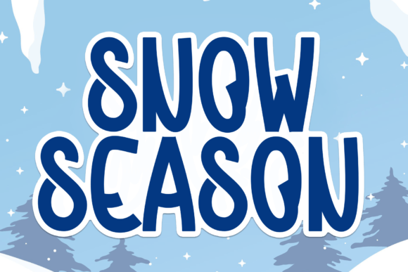 Snow Season: A Sweet Handwritten Display Font for Makers