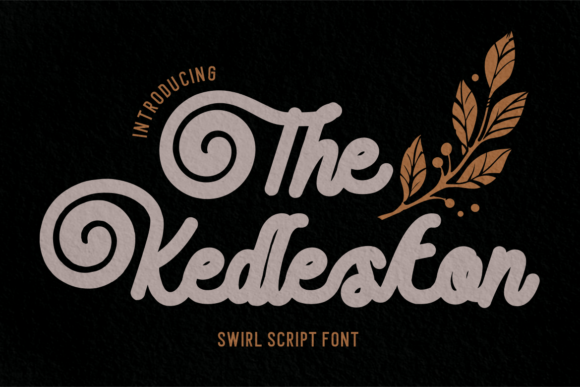 The Kedleston: A Refined Script Font for Small Business Branding