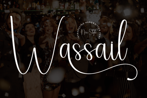 Wassail: A Friendly Handwritten Display Font for Editorial Charm