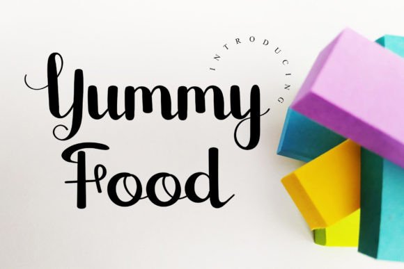 Yummy Food: A Thoughtful Script Font for Warm, Human-Centered Design