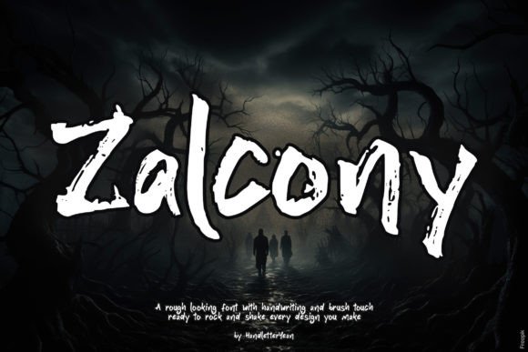 Zalcony: A Handmade Script Font with Editorial Soul